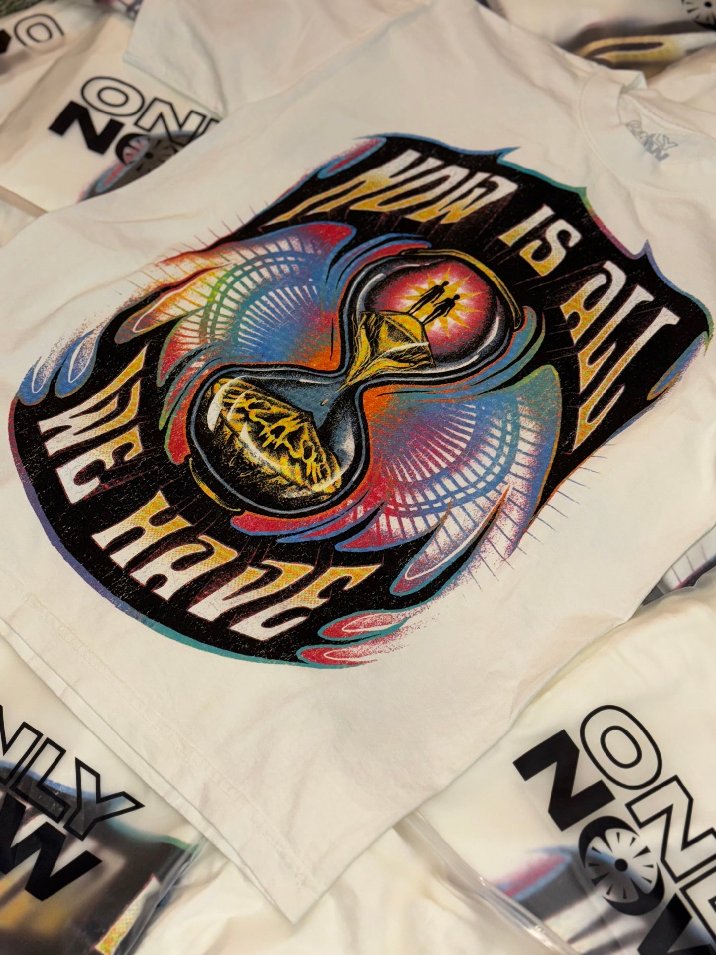 "Now Is All We Have" Tee - Off White