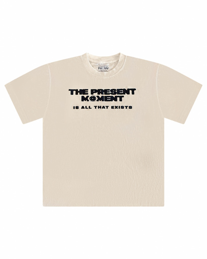 “The Present Moment Is All That Exists” Cropped Tee