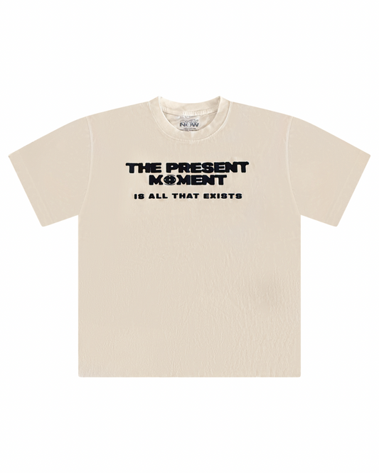 “The Present Moment Is All That Exists” Cropped Tee